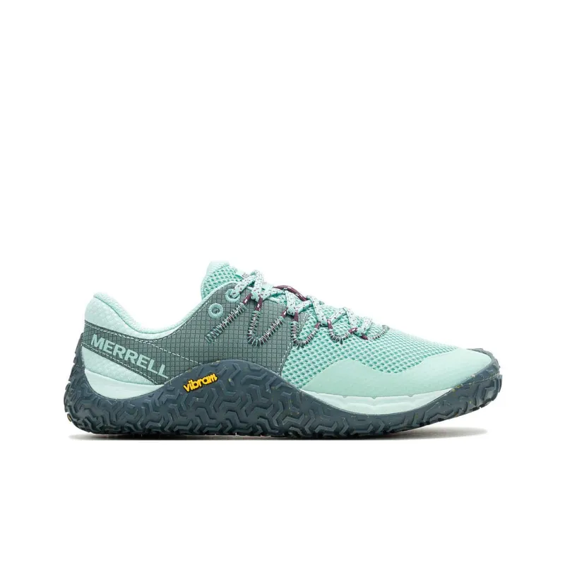 MERRELL Trail Glove 7 Anti-Slip Wear-Resistant Low-Top Trail Running Running Shoes Women's Teal-1