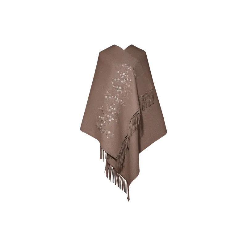 MERRIDARNO New Arrival Fall And Winter Thin Neck Protection Shawl Outerwear Women's-4