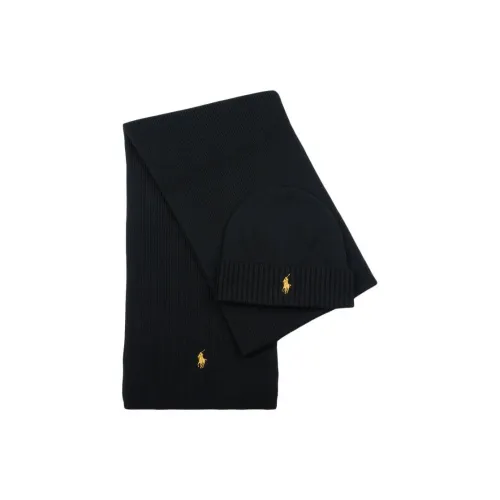 Polo Ralph Lauren Pony-Motif Scarf And Beanie Set