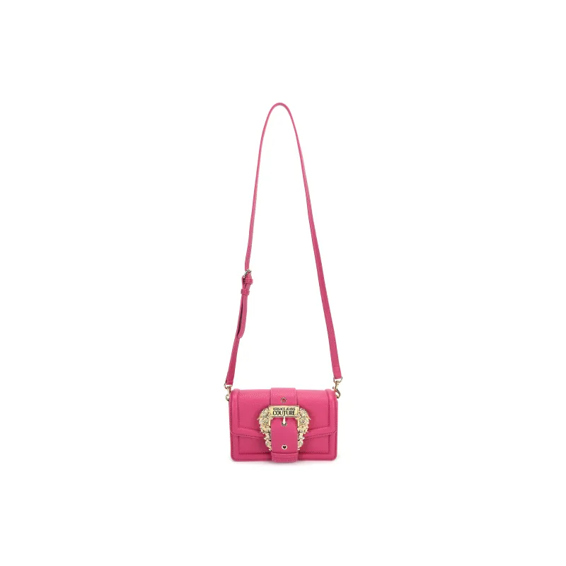VERSACE JEANS COUTURE Polyester Portable Crossbody Bag, Shoulder Bag Women's Pink-1