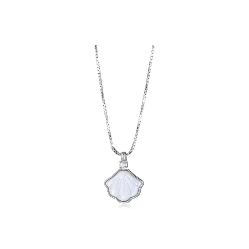 BYI Dream S925 Silver With Mother Of Pearl Necklaces Women's-0