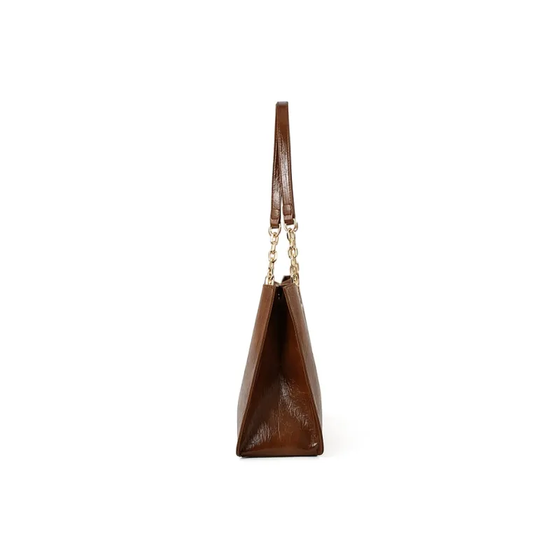Vigno Synthetic Leather Handbag, Shoulder Bag Regular Women's Coconut Shell Brown/Black/Coffee/Maroon/Yellow Brown-11