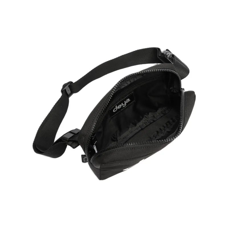 Deya Renewable Recyclable Material Fanny Pack Regular Unisex Black-3