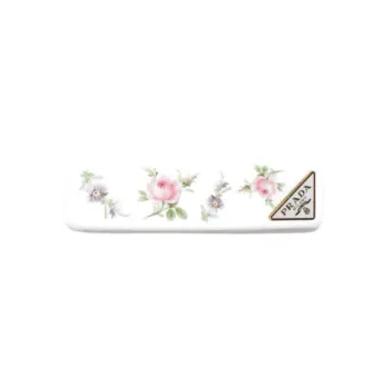 PRADA Floral print Hair Barrettes Set Of Two