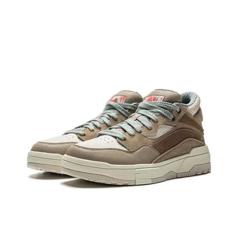 LiNing VIVO MID Anti Slip Wear Resistant Mid Top Skateboard Shoes Men's Umber-2