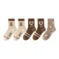 Beige Bear 2+Coffee Bear 2+Floral