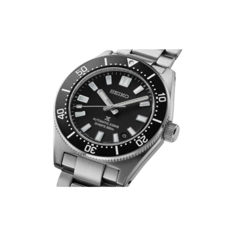 SEIKO PROSPEX Collection Automatic Mechanical Movement Stainless Steel Strap Watch 40mm Men's Watches Black Dial-1