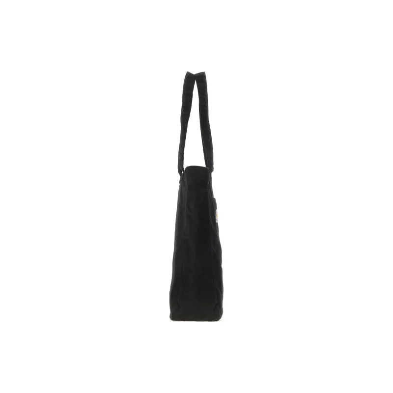 Carhartt WIP Cotton Tote Bag, Shopping Bag, Shoulder Bag, Handbag Regular Men's Black-2