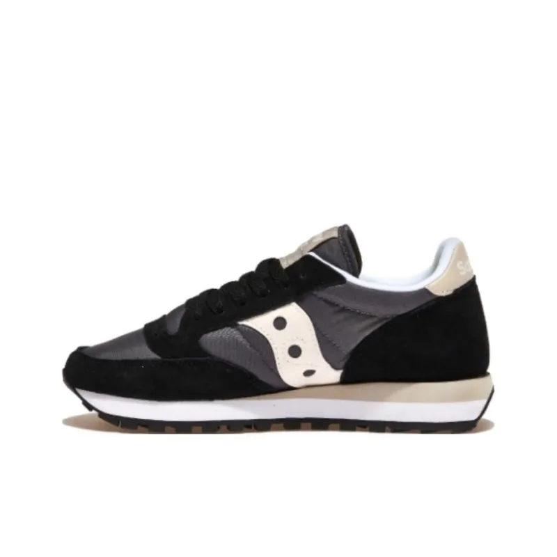 Saucony Jazz Original Anti-Slip Wear-Resistant Low-Top Running Shoes Women's Black-1