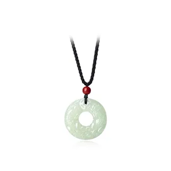 Bailijin Hetian Jade Necklaces Green Jade Unisex