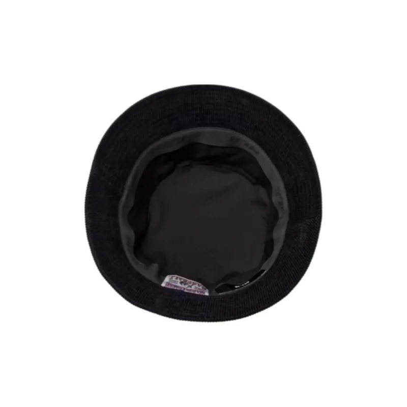 MLB Cotton Polyester Corduroy Bucket Hats Unisex Black/Dark Cream-1