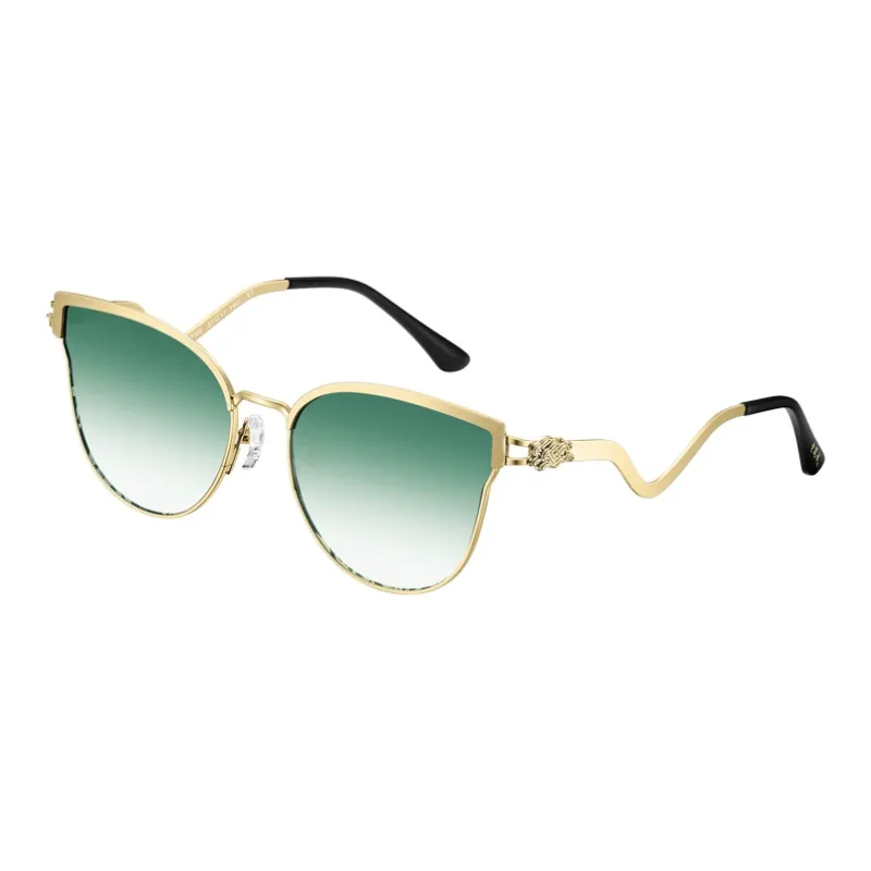Lao Feng Xiang Sunglasses Women's Gradient Turquoise-3