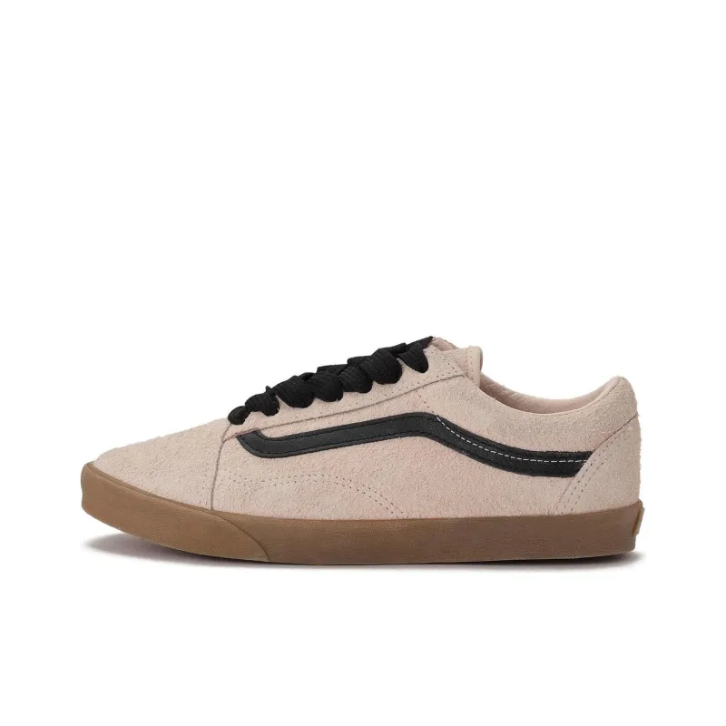 Vans Anti Slip Wear Resistant Low Top Skateboard Shoes Unisex Light Brown-0