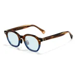 Tortoiseshell Blue Frame with Sky Blue Lens