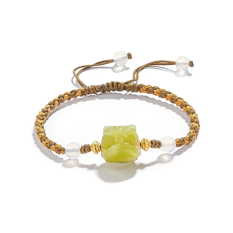 AGOVSKI Serpentine Jade Bracelets Unisex-1