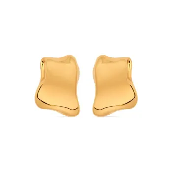 Oscar De La Renta Sculpted Clip on Earrings