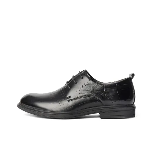 Senda Dress Shoes Men Low Top Black