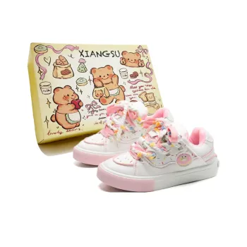 XIANGSU Niche Vintage Versatile Wear resistant And Lightweight Low Top Skateboard Shoes Women's
