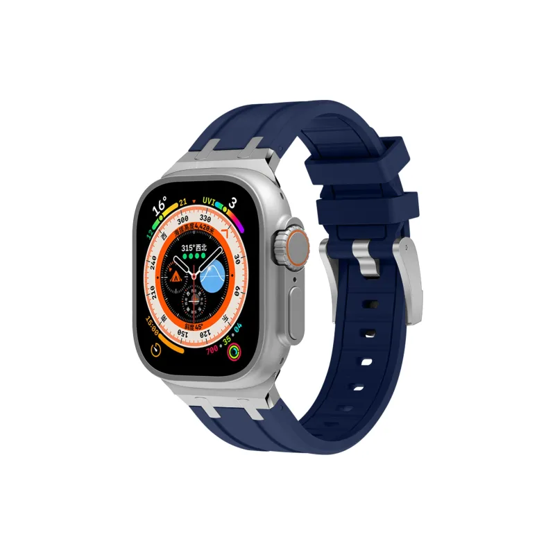 ZHENGGUANG Watch Band Apple Compatibility Silicone Material-57