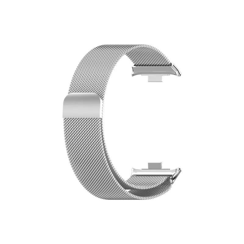 FZRT Xiaomi Compatibility Watch Band Quick Release Integrated Beige Blue Magnetic Steel Band Metal-5