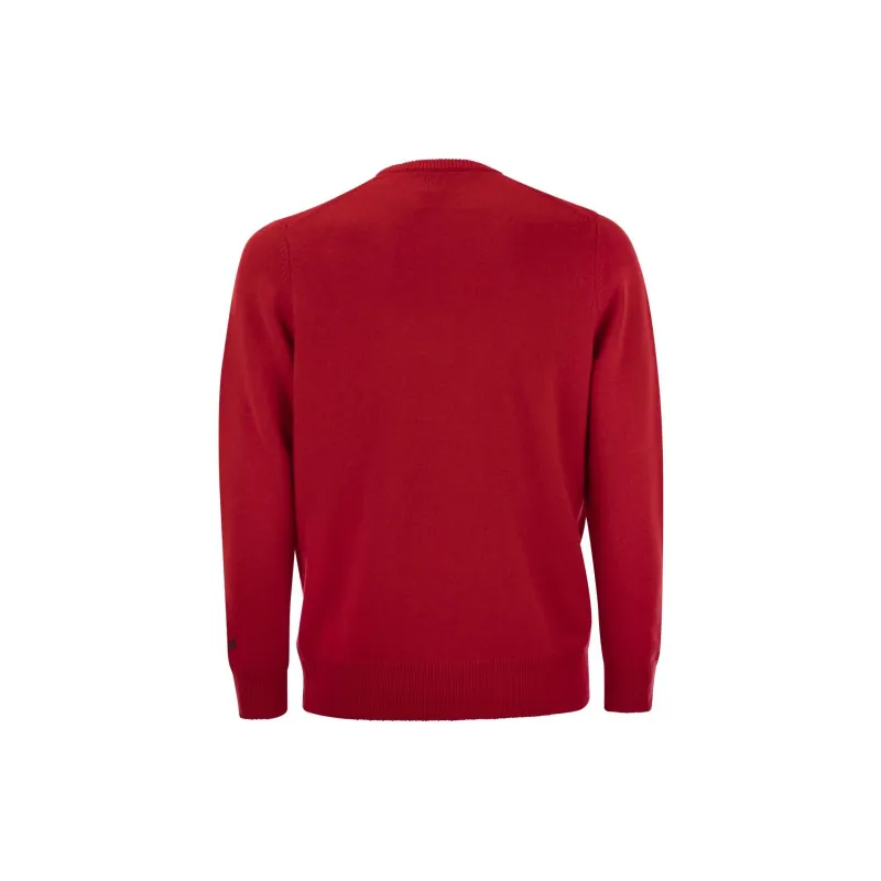 MC2 Saint Barth Heron Slogan Embroidered Jumper-1