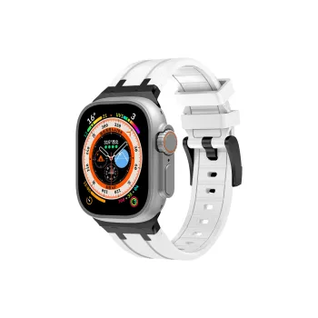 ZHENGGUANG Watch Band Apple Compatibility Silicone Material