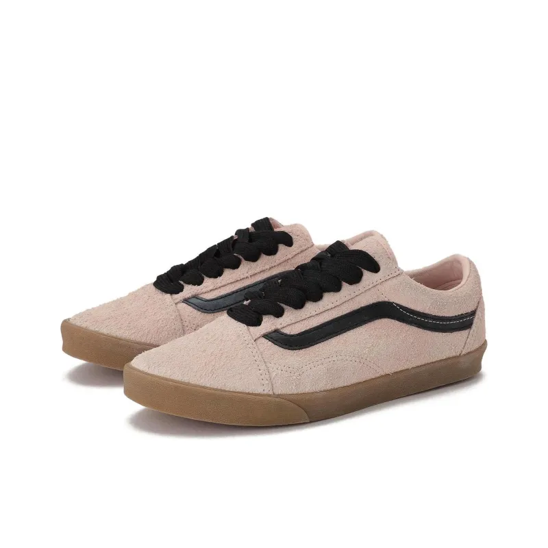 Vans Anti Slip Wear Resistant Low Top Skateboard Shoes Unisex Light Brown-2