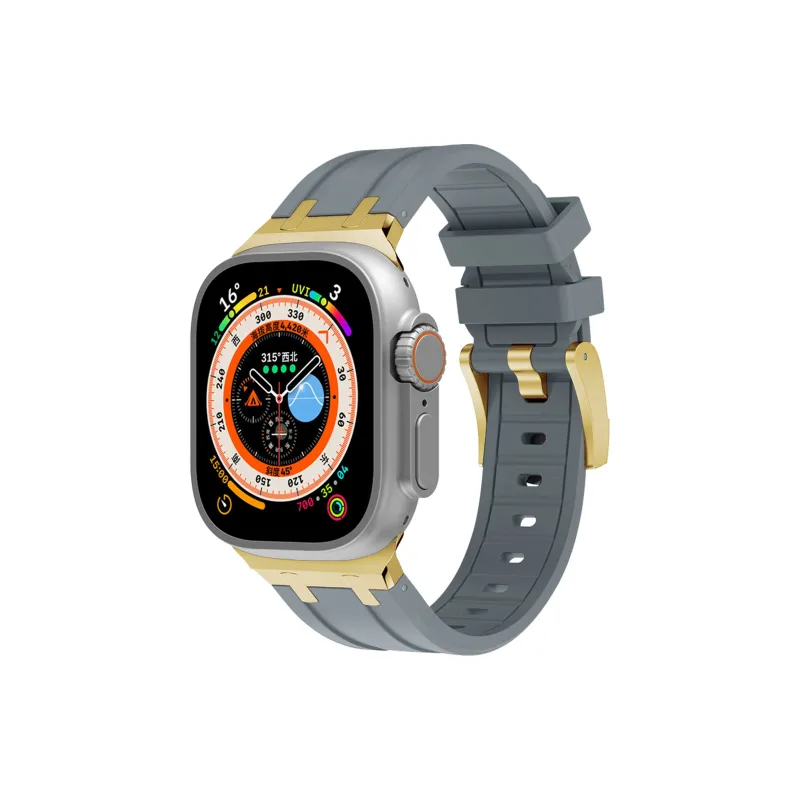 ZHENGGUANG Watch Band Apple Compatibility Silicone Material-24