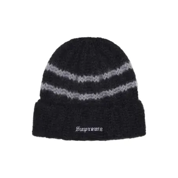 Supreme Brushed Stripe Beanie