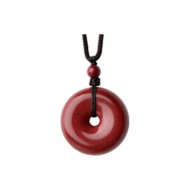 JUNWEN Cinnabar Necklaces Unisex-0