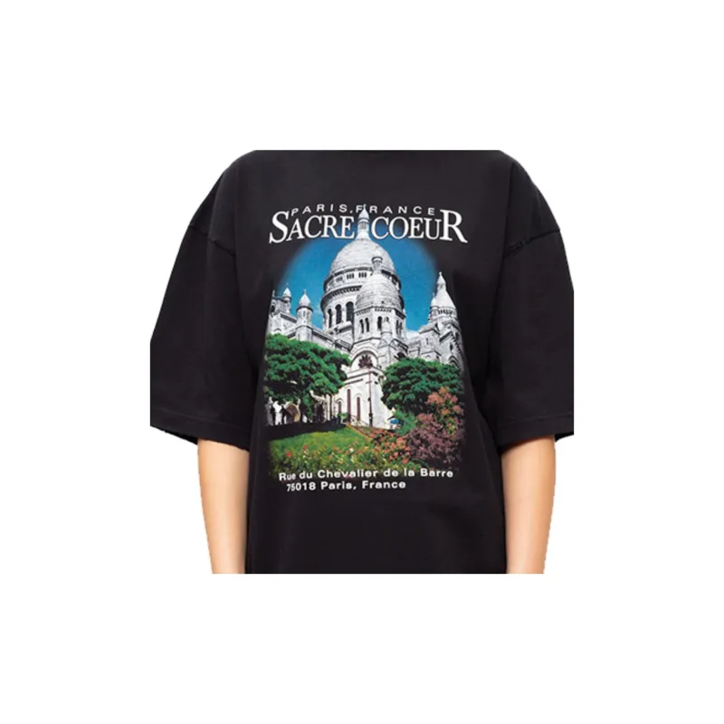 Balenciaga Sacré Cœur T Shirt 'Black'-6