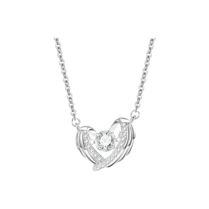 CHIEMOT S925 Silver Collarbone Chain Women's-3