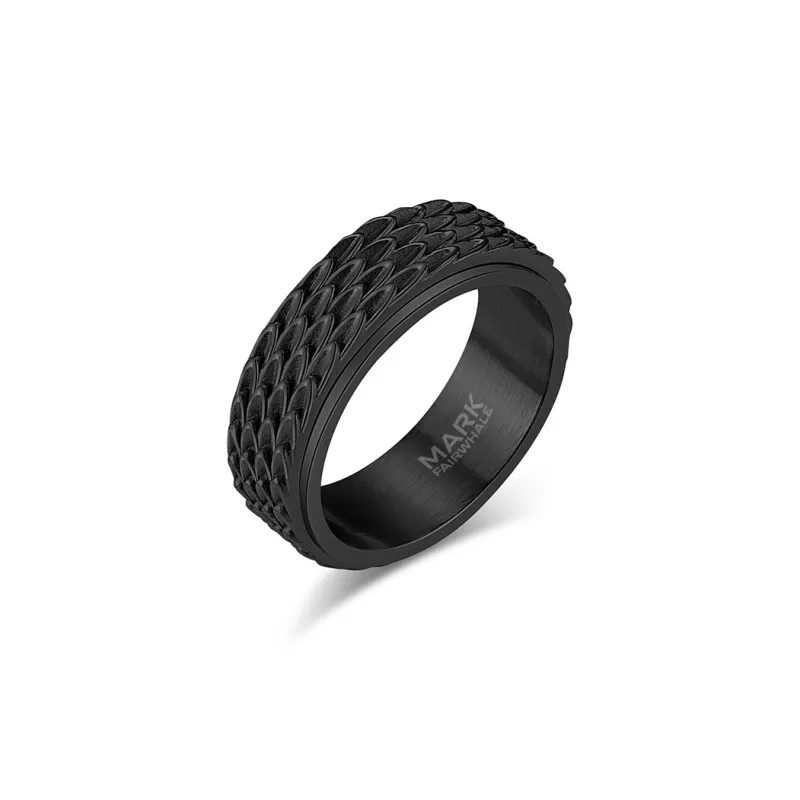 FAIRWHALE Titanium Steel Rings Unisex-4