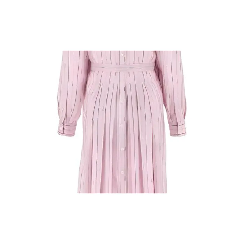 PRADA FW22 Long Sleeved Dress Women's Pink-5