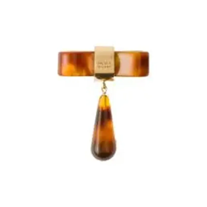 PRADA   Earrings Women's Tortoiseshell-2
