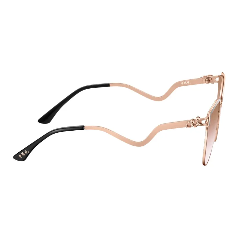Lao Feng Xiang Alloy Oval Sunglasses Women's-1