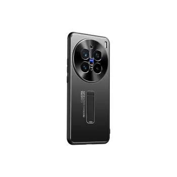 ZHUOJI Metal Metal Matte Invisible Stand Integrated Phone Case Compatible With Vivo X200Pro/VIVO X200/VIVO X200Pro Mini