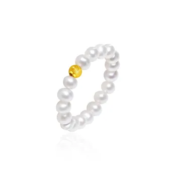 SUNFEEL Freshwater Pearl Rings Women's