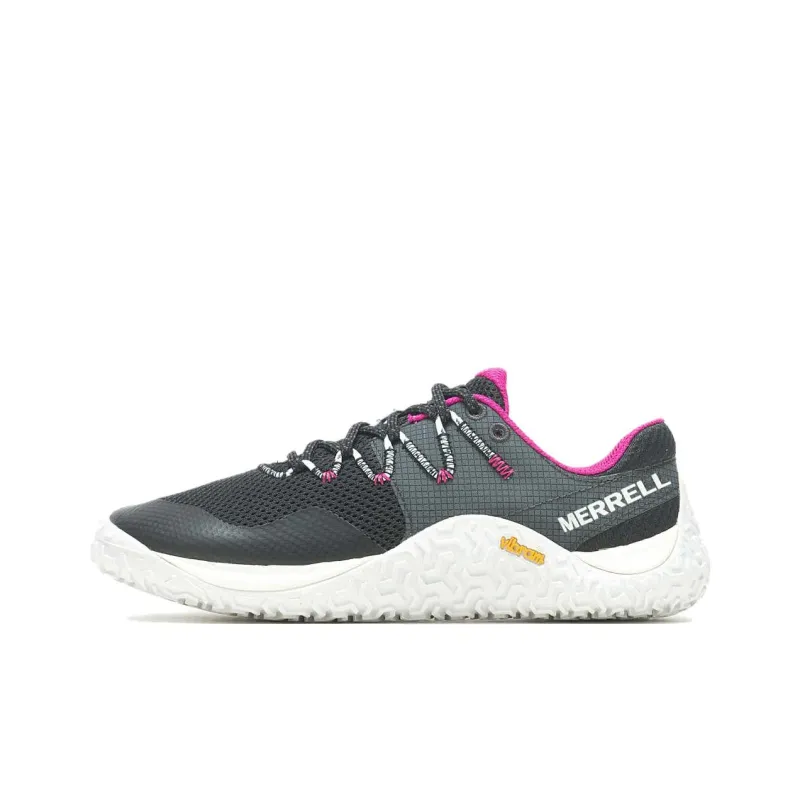 MERRELL Women's Trail Glove 7 'Black White Fuchsia' Women's-0