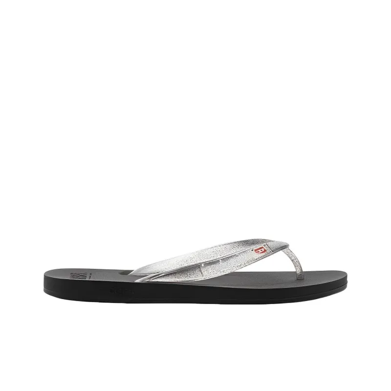 DIESEL Other Flip Flops Women's Silver Black-1