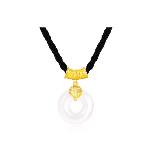 JINLIUFUJIXIANG Chalcedony Necklaces Unisex