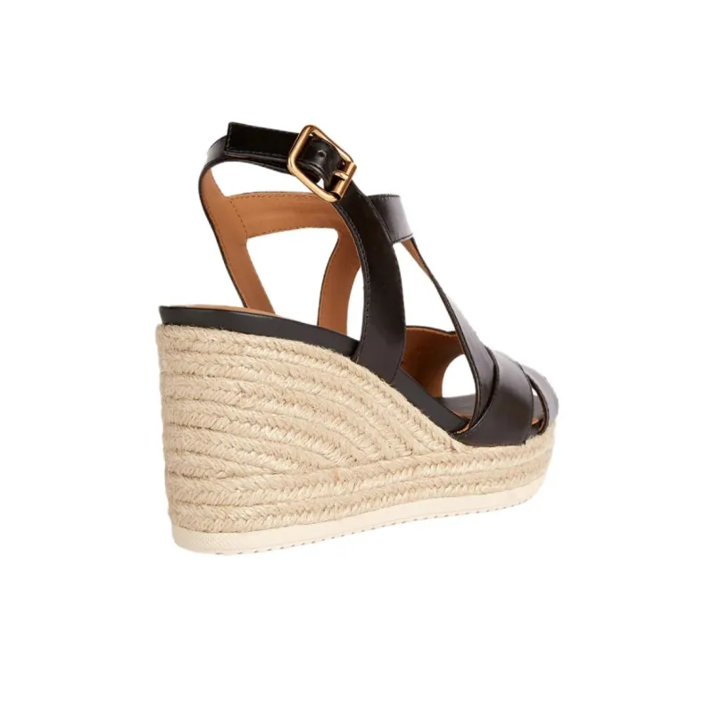 GEOX Ponza Strap Sandals 8.5cm Women's Black-2