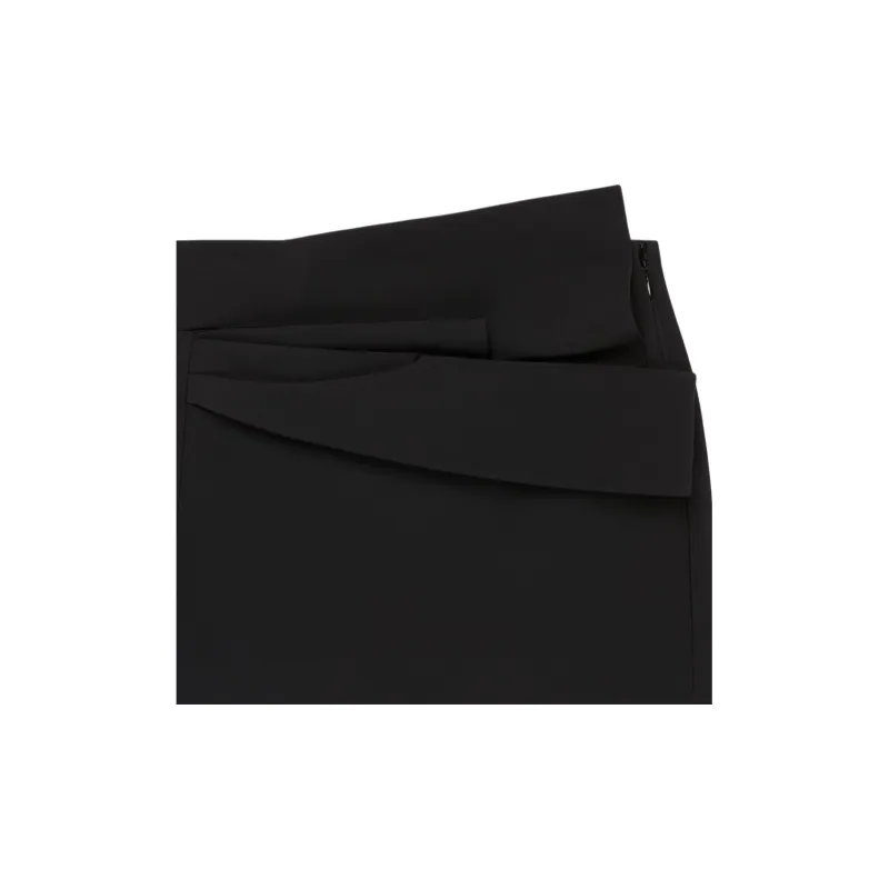 Givenchy Mid Rise Draped Mini Skirt-4