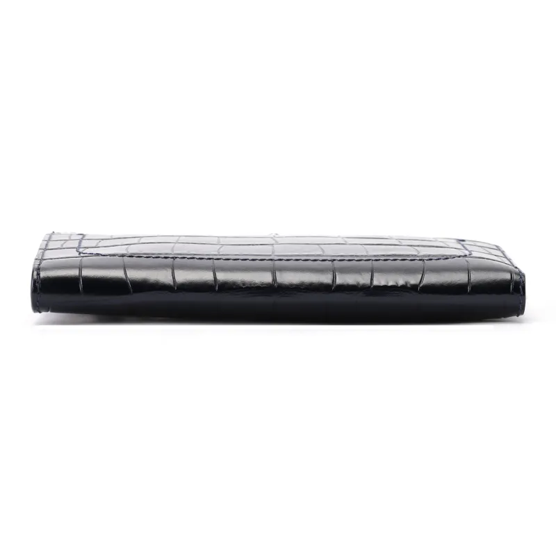 MONTBLANC Calfskin Clutch Small Size Men's Blue-7