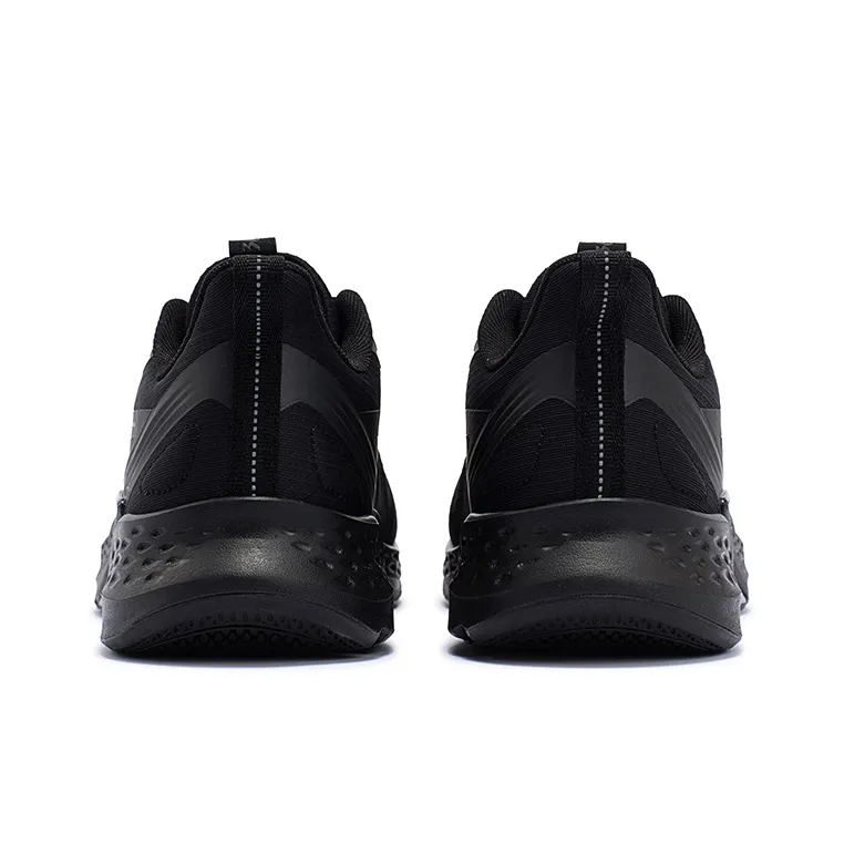 361° Volcano Rainproof Series Warm Wear Resistant Slip Resistant Low Top Casual Running Shoes Men's Obsidian Black-3