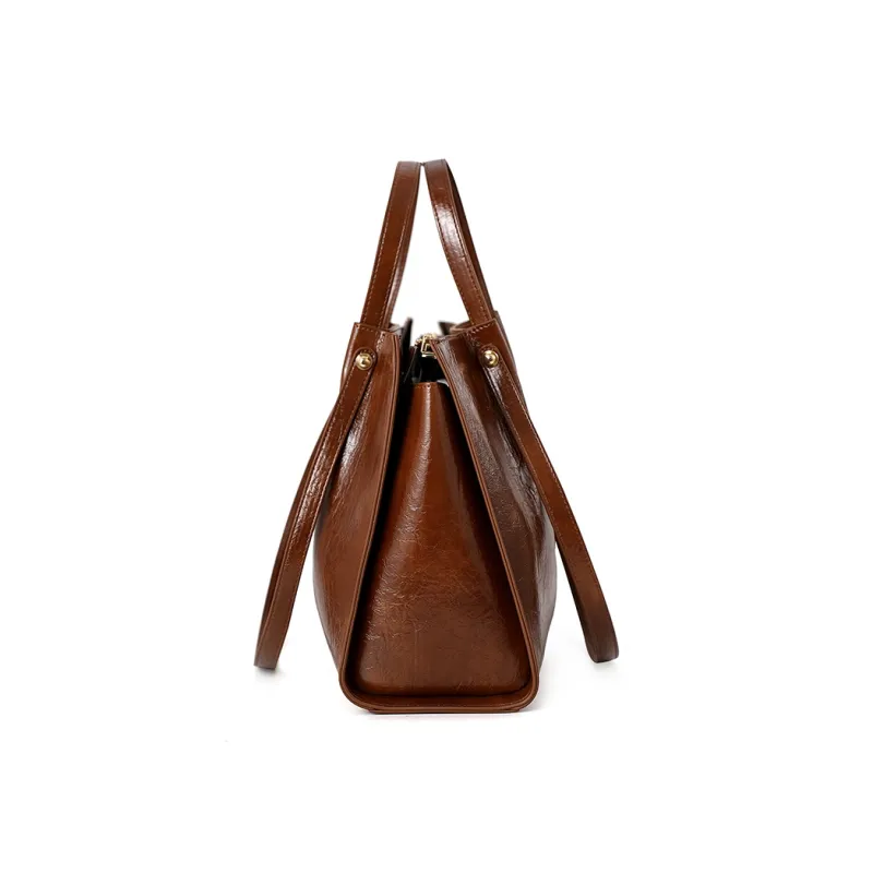 Vigno Synthetic Leather One Shoulder Handbags Regular Women's Black/Brown/Coffee/Burgundy-3