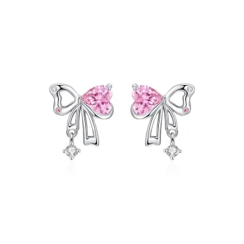 PRP S925 Silver Stud Earrings Women's