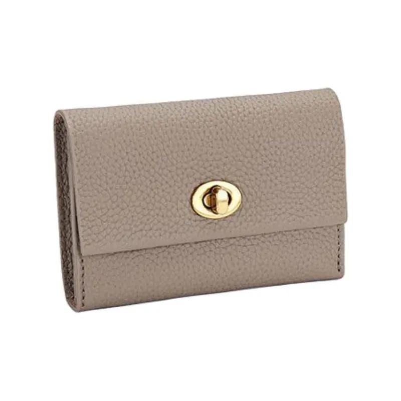 VIHUS Top Grain Cow Leather Coin Purses Card Holders Women's Multicolor-5