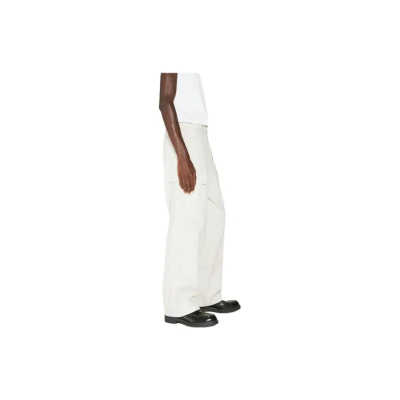 PRADA Mid-Rise Wide-Leg Cargo Trousers-4
