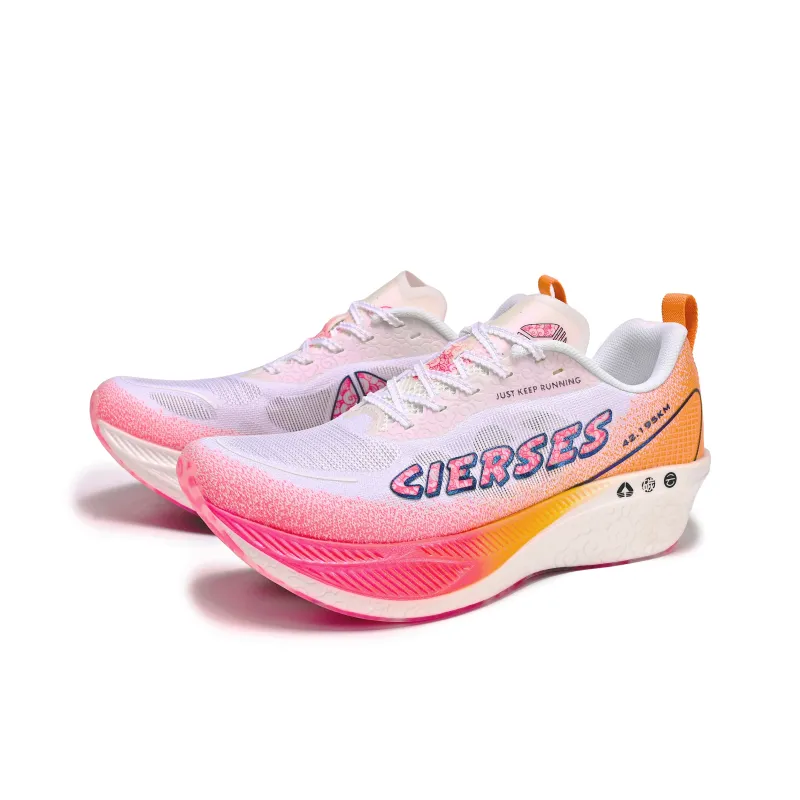 CIERSES Enlightenment 1.0 Low Top Running Shoes Unisex Fluorescent Melon Orange-3